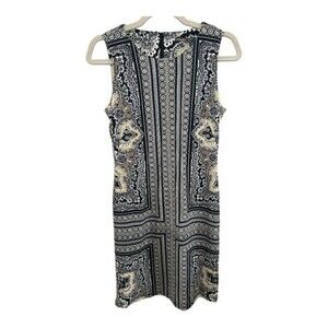 J. McLaughlin Sophia Sleeveless Sheath Dress Bursa Paisley Catalina Cloth XS